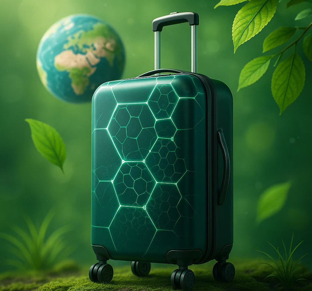 انقلاب در سفر: معرفی چمدان نانویی گرافنی با قابلیت بازیافت کامل و وزن فوق‌سبک