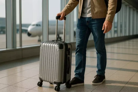 چمدان خارجی نشکن مناسب پرواز بین‌المللی