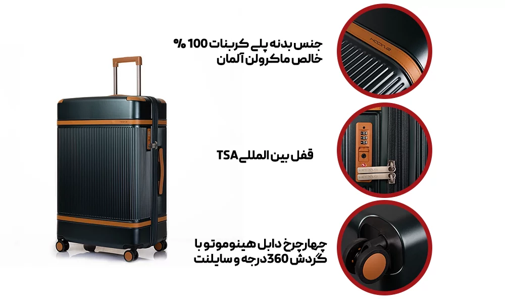 ویژگی‌های برجسته چمدان‌های هادایز