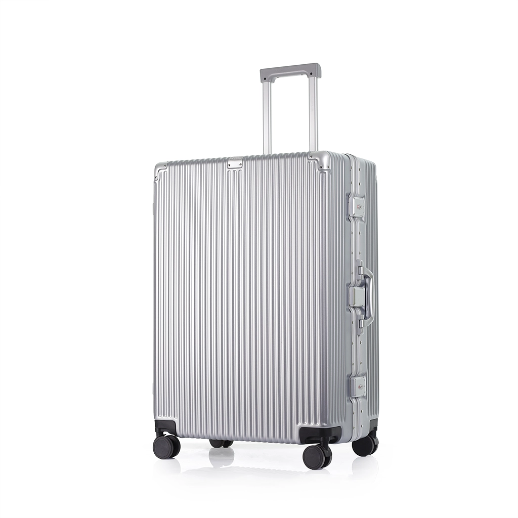 چمدان هادایز مدل آلومینیوم سایز بزرگ با چرخ سایلنت ۳۶۰ درجه